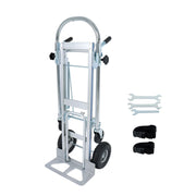 DURAFORCE Folding Dolly Cart 1000lbs Capacity Aluminum Hand Truck Folding Trolley 4in1