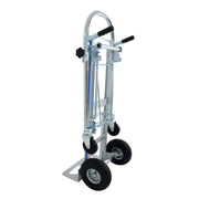 DURAFORCE Folding Dolly Cart 1000lbs Capacity Aluminum Hand Truck Folding Trolley 4in1