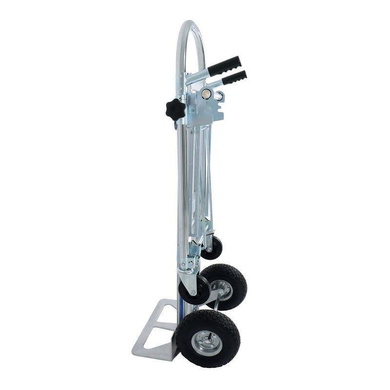 DURAFORCE Folding Dolly Cart 1000lbs Capacity Aluminum Hand Truck Folding Trolley 4in1