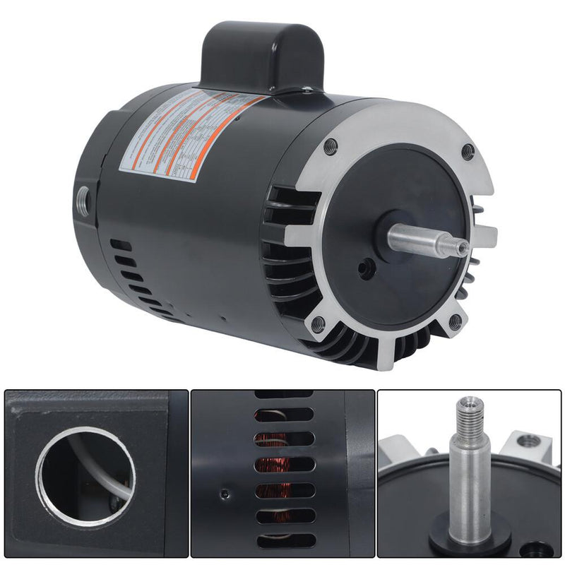 DURAFORCE B128 Single Speed C-Face Full Rated 1HP 115V/230V Replacement Pool Pump Motor
