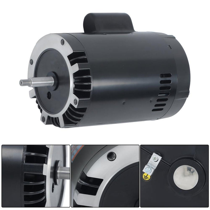 DURAFORCE B128 Single Speed C-Face Full Rated 1HP 115V/230V Replacement Pool Pump Motor
