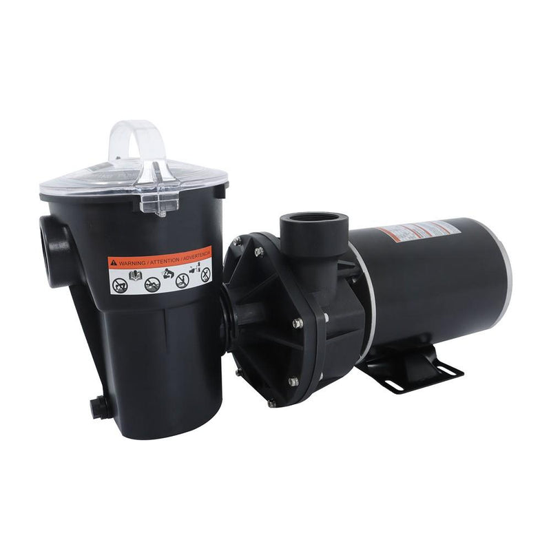 DURAFORCE 1 HP W3SP1580 Black Heavy-Duty Motor Above Ground Swimming Pool Pump With Cord