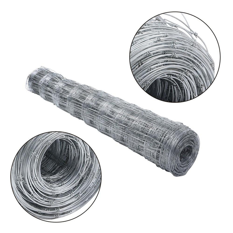 DURAFORCE Farm Fence Wire Fence Zinc Coating Cattle Fence Galvanized Field 5ft x 164ft