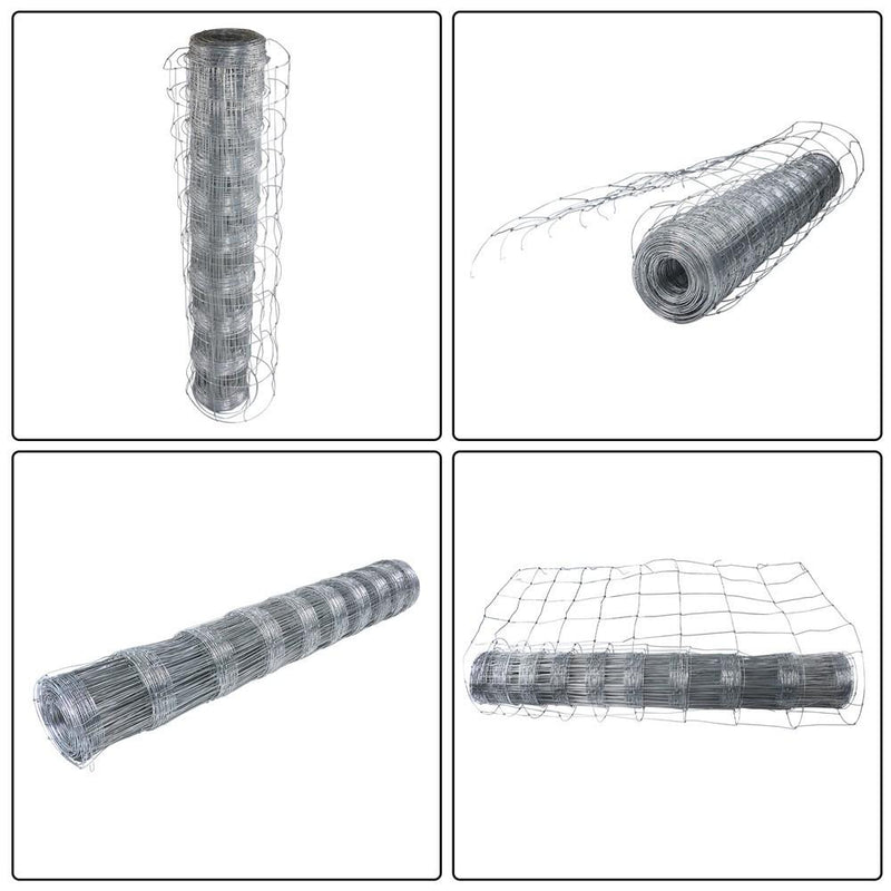 DURAFORCE Farm Fence Wire Fence Zinc Coating Cattle Fence Galvanized Field 5ft x 164ft