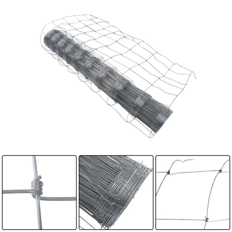 DURAFORCE Farm Fence Wire Fence Zinc Coating Cattle Fence Galvanized Field 5ft x 164ft