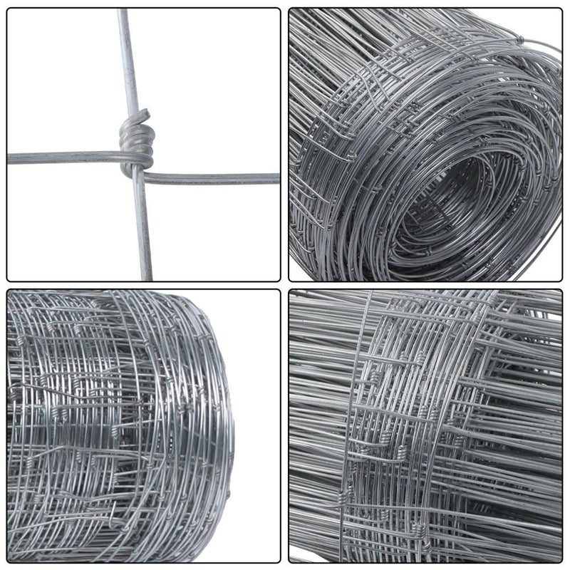 DURAFORCE Farm Fence 5ft x 164ft 14Gauge Heavy Zinc Coating Cattle Fence Galvanized Field