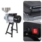 DURAFORCE Electric Dry & Wet Grain Mill Grinder 1500W Corn Wheat Cereal With Funnel 110V