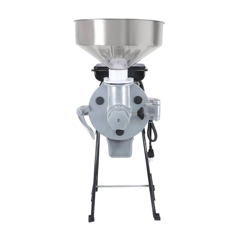 DURAFORCE Electric Dry & Wet Grain Mill Grinder 1500W Corn Wheat Cereal With Funnel 110V