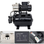 DURAFORCE 1320GPH Shallow Well Pump Stainless Steel Pump With Pressure Tank 1.6HP 115V