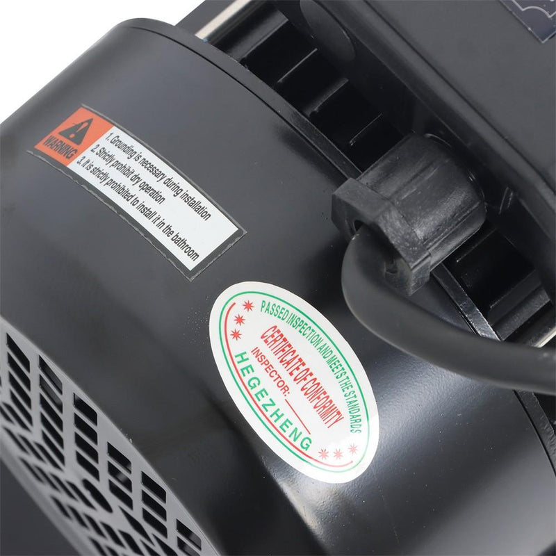 DURAFORCE 1320GPH Shallow Well Pump Stainless Steel Pump With Pressure Tank 1.6HP 115V