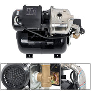 DURAFORCE 1320GPH Shallow Well Pump Stainless Steel Pump With Pressure Tank 1.6HP 115V
