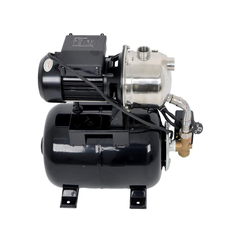 DURAFORCE 1320GPH Shallow Well Pump Stainless Steel Pump With Pressure Tank 1.6HP 115V