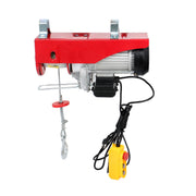 DURAFORCE 1600W 110V 2200lbs 14ft Crane Winch Wired Remote Control Mini Electric Hoist