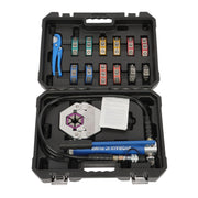DURAFORCE Air Conditioning Repaire Handheld Hydraulic Hose Crimping Tool with 7 Dies