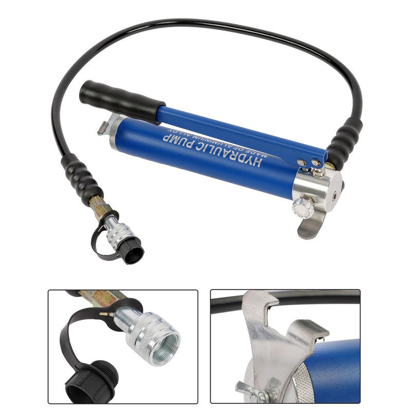 DURAFORCE Air Conditioning Repaire Handheld Hydraulic Hose Crimping Tool with 7 Dies