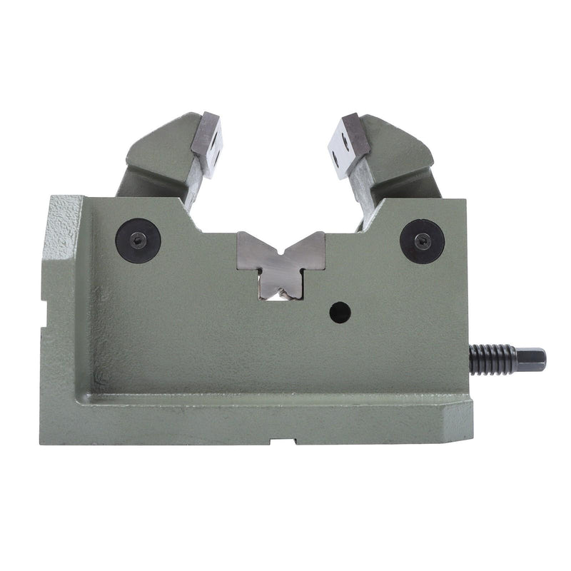 DURAFORCE Horizontal Vertical Machine Vise 4" For Holding Shafts And Round Parts Hardened