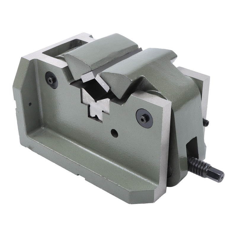 DURAFORCE Horizontal Vertical Machine Vise 4" For Holding Shafts And Round Parts Hardened