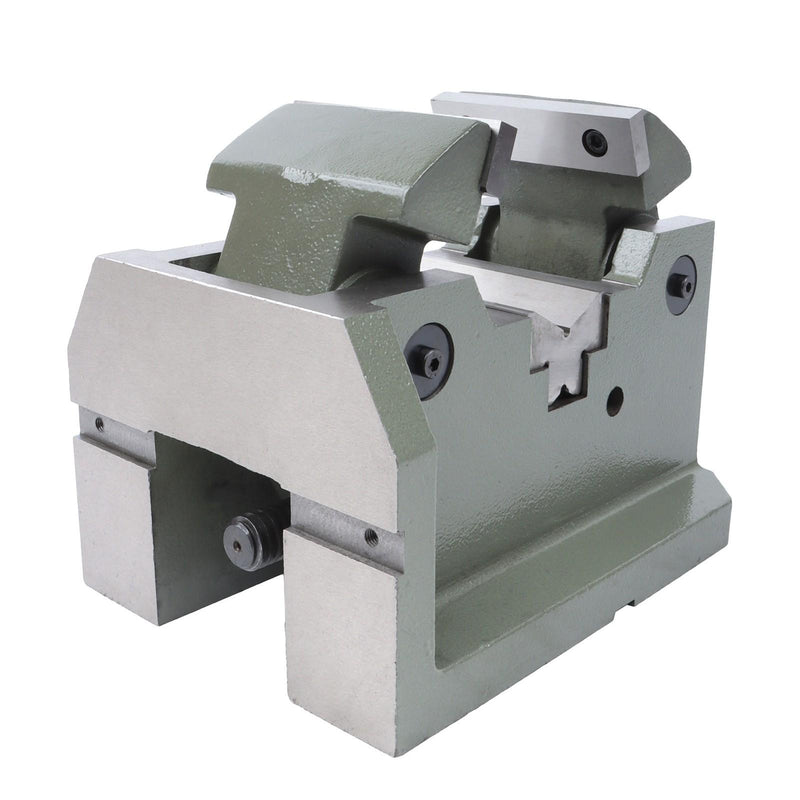 DURAFORCE Horizontal Vertical Machine Vise 4" For Holding Shafts And Round Parts Hardened
