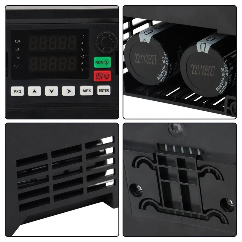 DURAFORCE 7.5KW 10HP Variable Frequency Drive Inverter CNC VFD VSD 220V 1 To 3 Phase