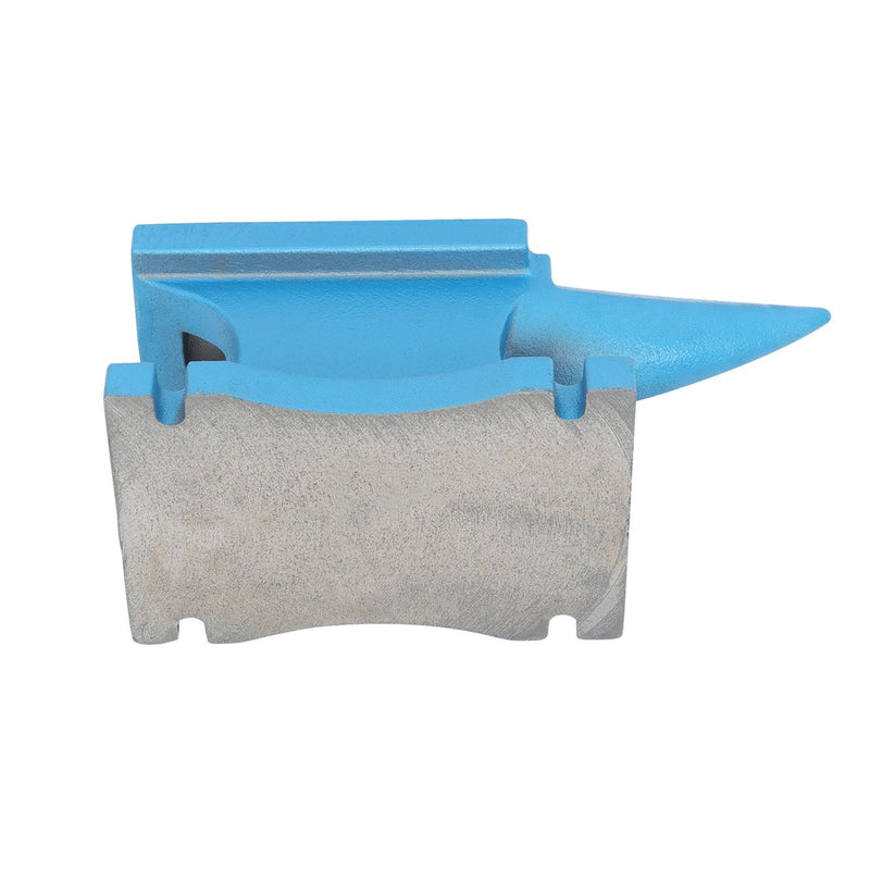 DURAFORCE Industrial 99LB Cast-Iron Anvil 45KG Hardened Surface Long Curved Horn Design