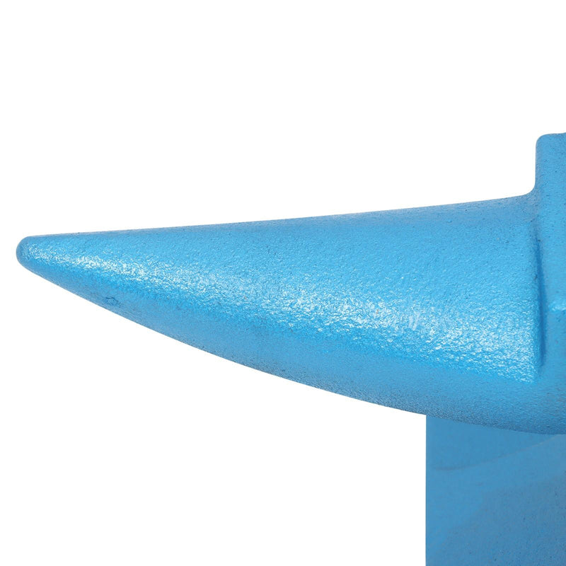DURAFORCE Industrial 99LB Cast-Iron Anvil 45KG Hardened Surface Long Curved Horn Design