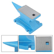 DURAFORCE Industrial 99LB Cast-Iron Anvil 45KG Hardened Surface Long Curved Horn Design