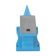 DURAFORCE Industrial 99LB Cast-Iron Anvil 45KG Hardened Surface Long Curved Horn Design