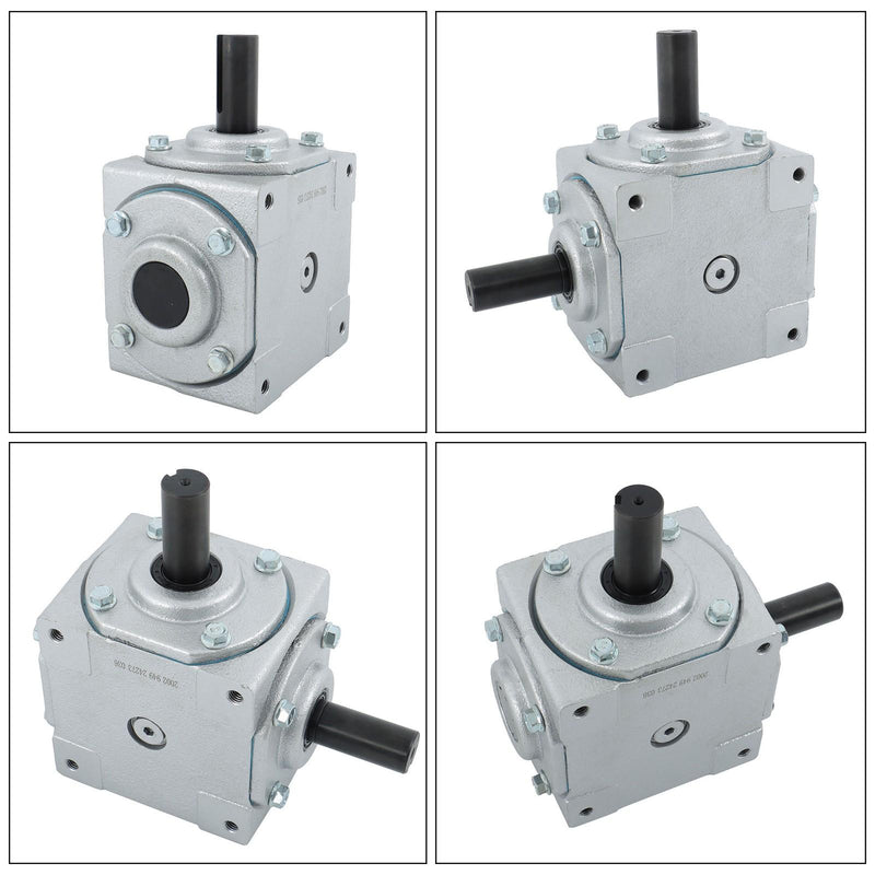 DURAFORCE Right Angle Bevel Gearbox 19455-SR-KW-KW-GR for Heavy-Duty Machinery 40 HP