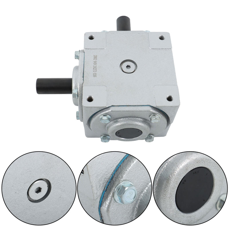 DURAFORCE Right Angle Bevel Gearbox 19455-SR-KW-KW-GR for Heavy-Duty Machinery 40 HP