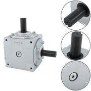 DURAFORCE Right Angle Bevel Gearbox 19455-SR-KW-KW-GR for Heavy-Duty Machinery 40 HP