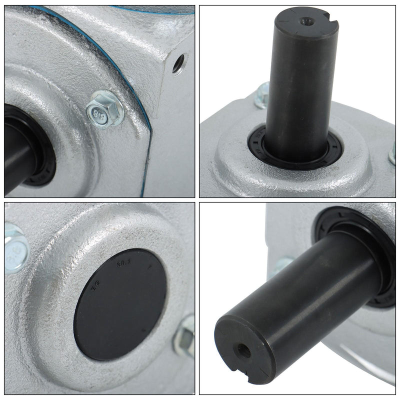 DURAFORCE Right Angle Bevel Gearbox 19455-SR-KW-KW-GR for Heavy-Duty Machinery 40 HP