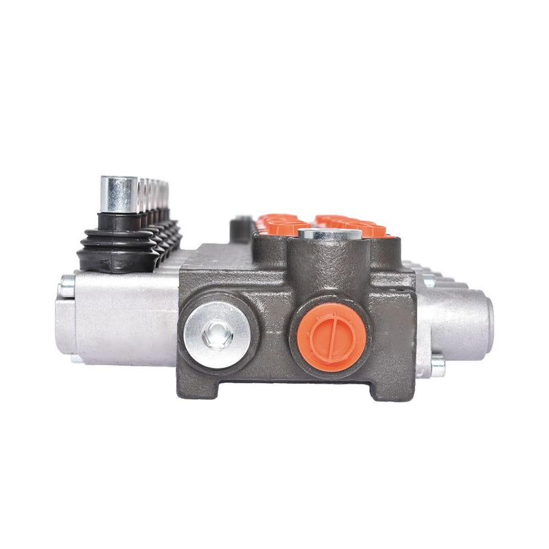 DURAFORCE 7 Spool Hydraulic Monoblock Double Acting Control Valve11 GPM, SAE Ports New