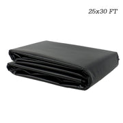 DURAFORCE 25 FT x 30 FT HDPE Pond Liners 20 Mil UV Resistant Preformed Pond Easy Cutting