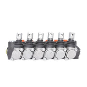 DURAFORCE 3600 PSI Hydraulic Control Valve Double Acting 6 Spool 13 GPM SAE Ports New