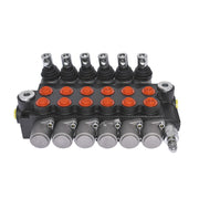 DURAFORCE 3600 PSI Hydraulic Control Valve Double Acting 6 Spool 13 GPM SAE Ports New
