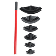 DURAFORCE 12T Pipe Bender Manual Hydraulic Piping Bending Exhaust Tube W/ 6 Dies (1/2"-2")