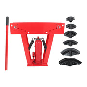 DURAFORCE 12T Pipe Bender Manual Hydraulic Piping Bending Exhaust Tube W/ 6 Dies (1/2"-2")