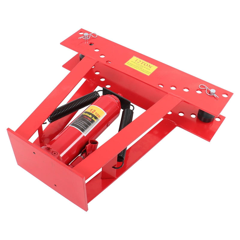DURAFORCE 12T Pipe Bender Manual Hydraulic Piping Bending Exhaust Tube W/ 6 Dies (1/2"-2")