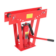 DURAFORCE 12T Pipe Bender Manual Hydraulic Piping Bending Exhaust Tube W/ 6 Dies (1/2"-2")