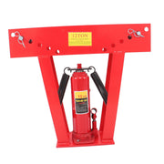 DURAFORCE 12T Pipe Bender Manual Hydraulic Piping Bending Exhaust Tube W/ 6 Dies (1/2"-2")