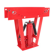 DURAFORCE 12T Pipe Bender Manual Hydraulic Piping Bending Exhaust Tube W/ 6 Dies (1/2"-2")