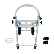 DURAFORCE Folding Dolly Cart 1000lbs Capacity Aluminum Hand Truck Folding Trolley 3-In-1