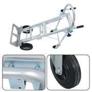 DURAFORCE Folding Dolly Cart 1000lbs Capacity Aluminum Hand Truck Folding Trolley 3-In-1
