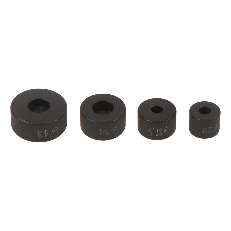 DURAFORCE 15 Ton Hydraulic Knockout Punch Driver Kit Hole Tool 1/2"-4" with 10 Dies