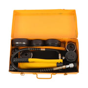 DURAFORCE 15 Ton Hydraulic Knockout Punch Driver Kit Hole Tool 1/2"-4" with 10 Dies