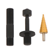 DURAFORCE 15 Ton Hydraulic Knockout Punch Driver Kit Hole Tool 1/2"-4" with 10 Dies