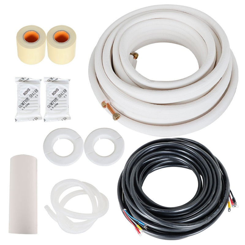 DURAFORCE 50 Feet 1/4 In - 1/2 In Dia. Rubber Air Conditioning Cooling Connection Pipe