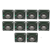 DURAFORCE UCF201-8 Pillow Block Bearing 1/2" Bore Self-Aligning 4-Bolt Solid Base 10 Pcs