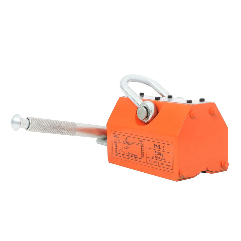 DURAFORCE Magnetic Crane Permanent Magnetic Lifter 600Kg/1320Lbs Lifting Magnet Neodymium