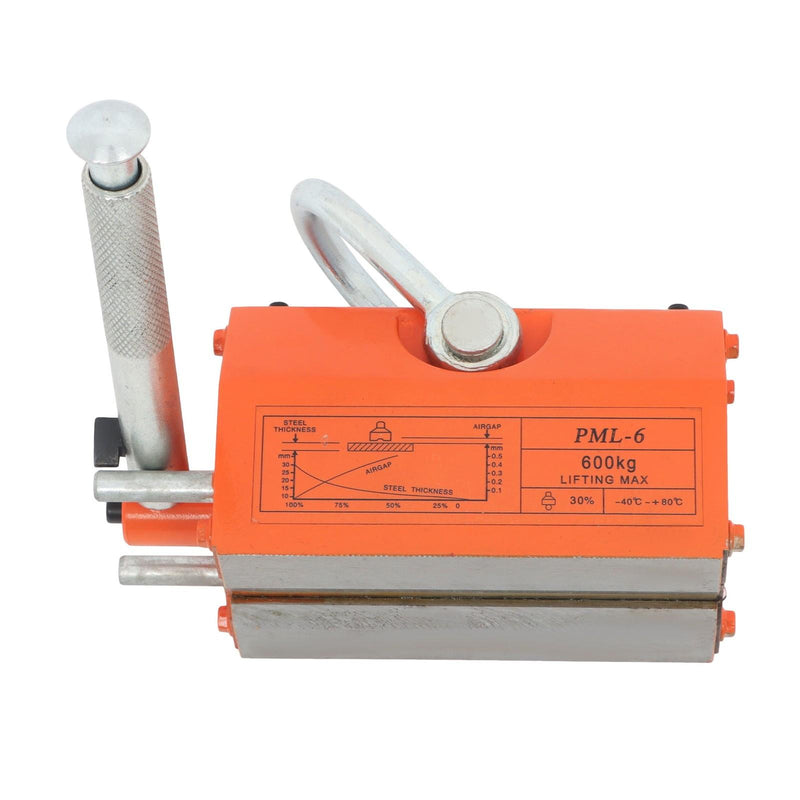 DURAFORCE Magnetic Crane Permanent Magnetic Lifter 600Kg/1320Lbs Lifting Magnet Neodymium